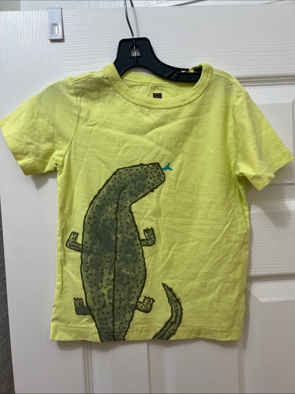 Tea Collection Lemon Green Lizard Tee
